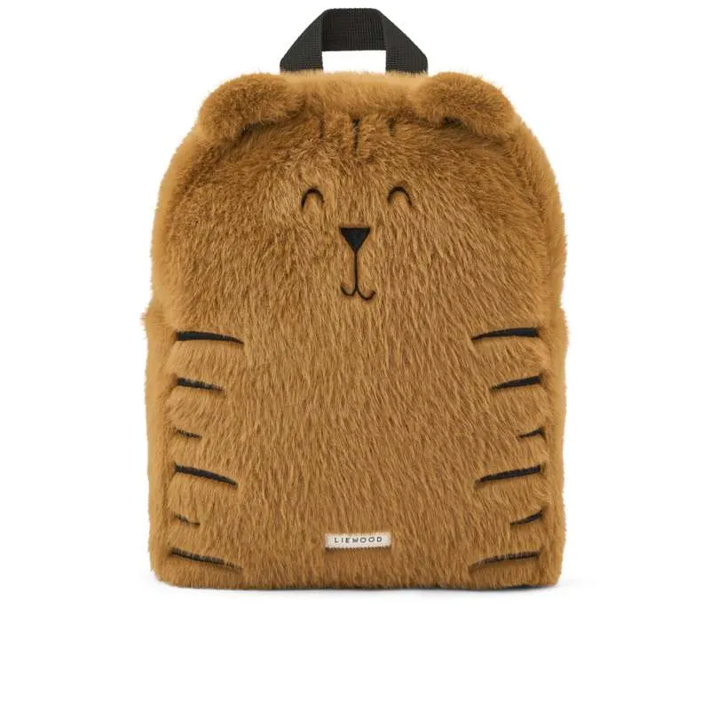Liewood Denise Rygsæk - Plys - Tiger - Golden Caramel