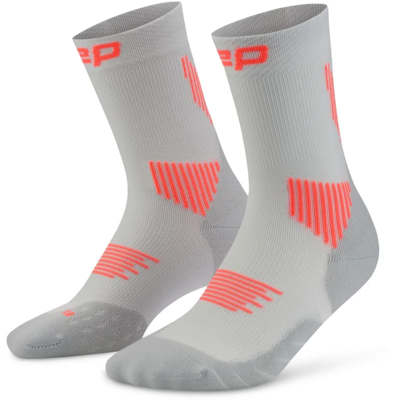 CEP Core Run Socks Mid Cut 5.0, løbestrømper, herre, grå