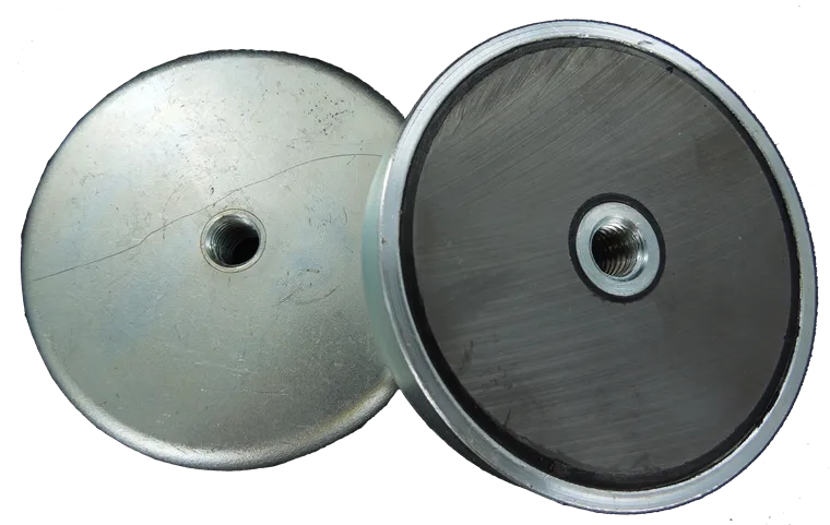 Eclipse pottemagnet M10 55kg ø80mm galvaniseret