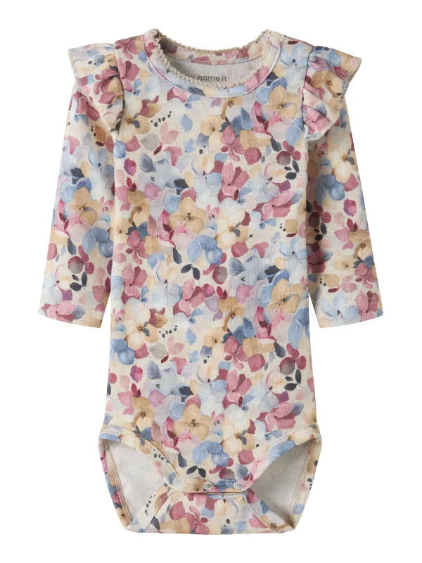 Name It Nadena - LS Body - Peyote Melange Lilas - 50 cm