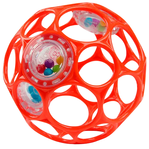 Oball Rattle Rød (1 stk)