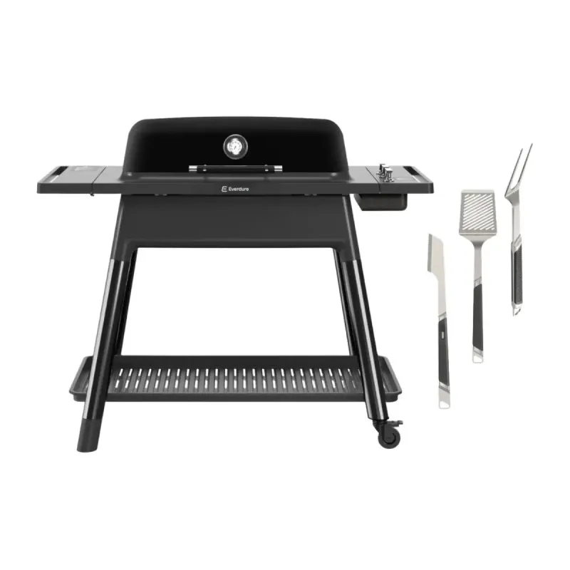 Everdure Furnace Gen III Gasgrill Sort inkl. Premium Toolkit