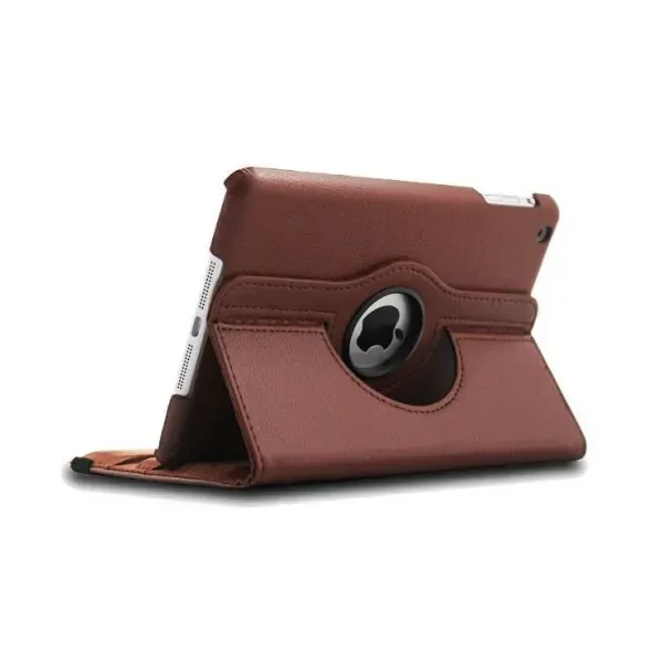 iPad 2 / 3 / 4 - 360° Roterende cover og stander. Brun.