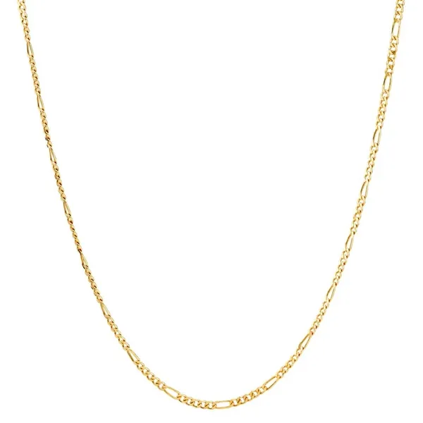 Figaro Halskæde i 8 kt. Guld -  1,9 mm og 45 cm