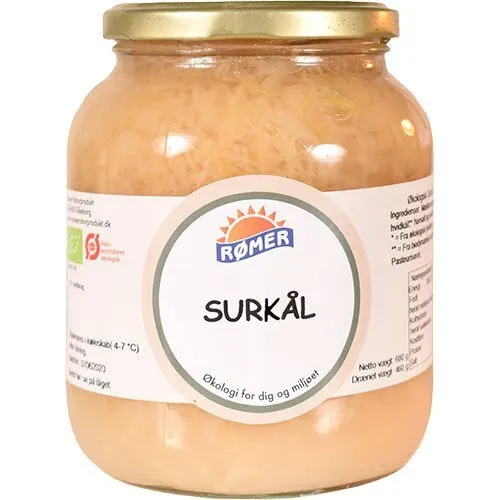 Surkål i glas Økologisk - 680 gram