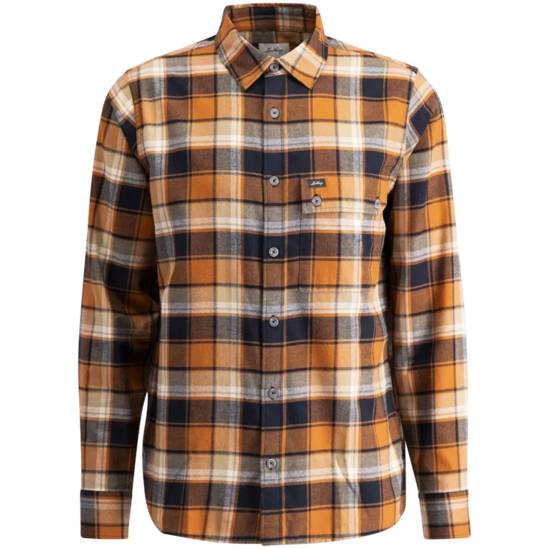 Lundhags Järpen Plaid Flannel Shirt, skjorte, herre, orange