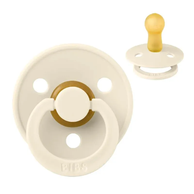 BIBS Rund Colour Sut - Str. 2 - Naturgummi - Ivory