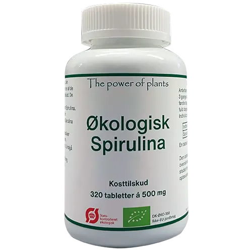 Økolgisk Spirulina Ø (320 tabletter)