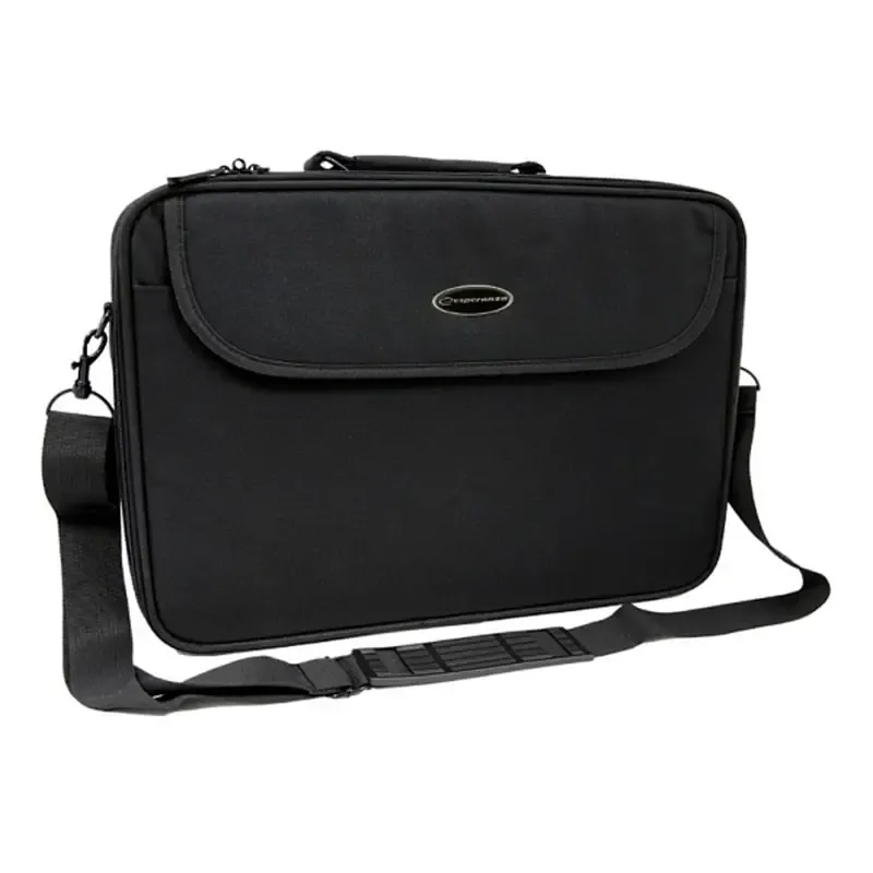 Esperanza Classic+ 17" Computertaske. Sort.