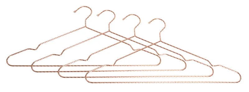 Bøjle, snoet, bronze - 4-pak