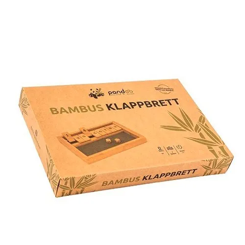OBS Klapbræt spil i bambus &bull; 1 stk.