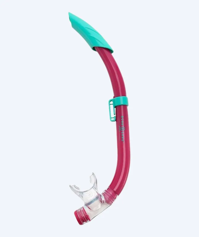 Aqualung semi-dry snorkel til junior - Pike - Lyserød/turkis