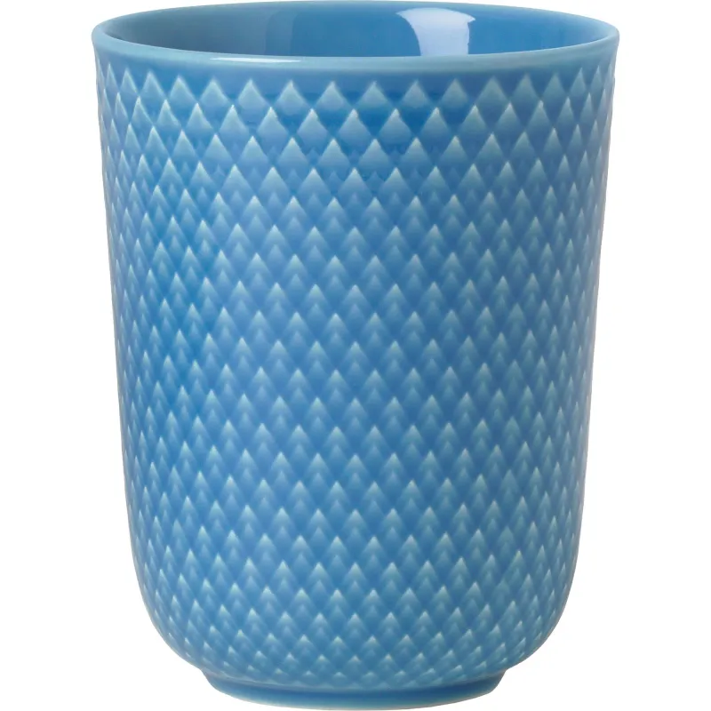 Lyngby porcelæn Rhombe Krus 33 cl Blå