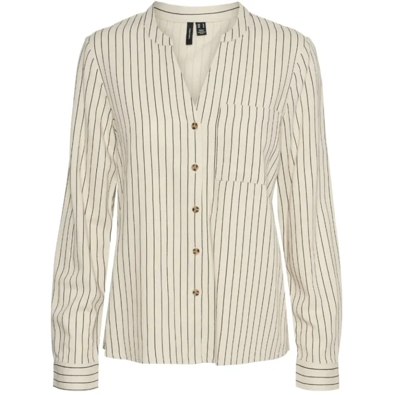 VERO MODA dame skjorte VMMYMILO - Silver Lining Anja