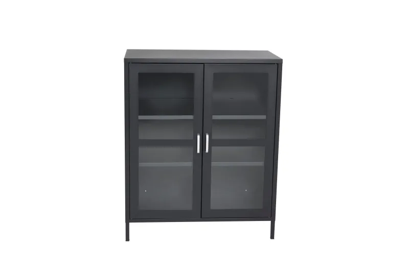 Venture Home - Acero - Skab, sort, 97x80x43cm