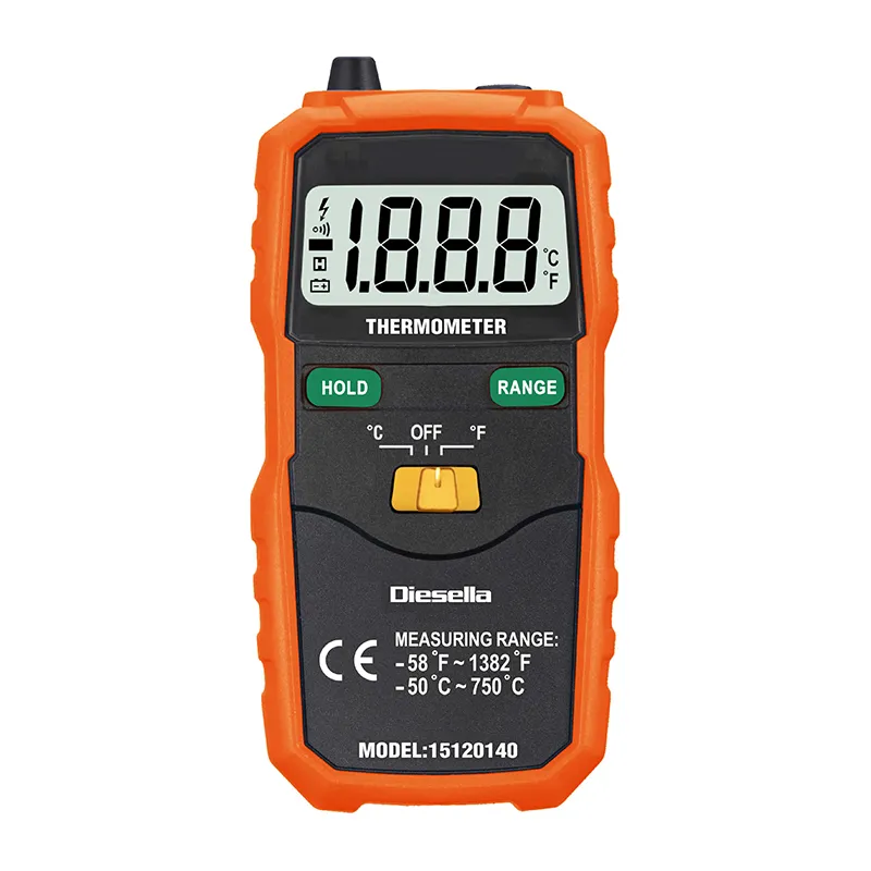 Digital termometer K-type (-50°C-750°C)