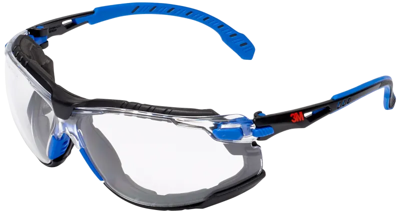 Solus 1000 besk.brille blå/sort stel, klar glas