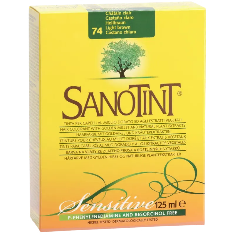 Sanotint 74 Hårfarve Sensitive Lysebrun (1 stk)