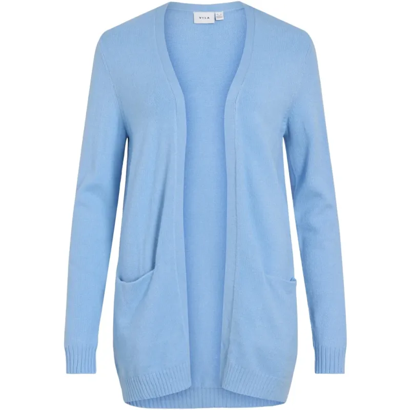 VILA dame cardigan VIRIL - All Aboard DARK MELANGE