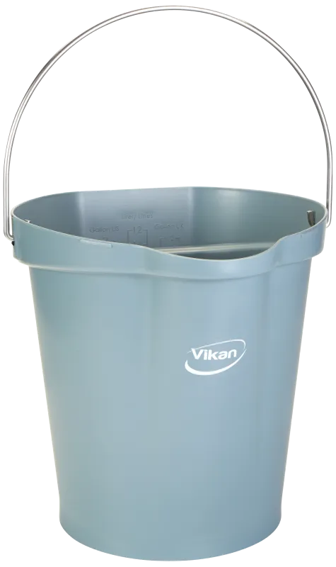 Spand 5686, plast m/rf bærehåndtag 12ltr, grå