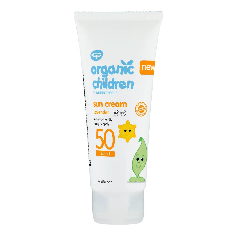 Green People Organic Children Sun Cream SPF50 Lavender (100 ml)