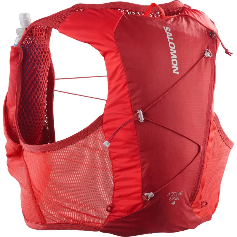 Salomon Active Skin 4, løbevest, rød