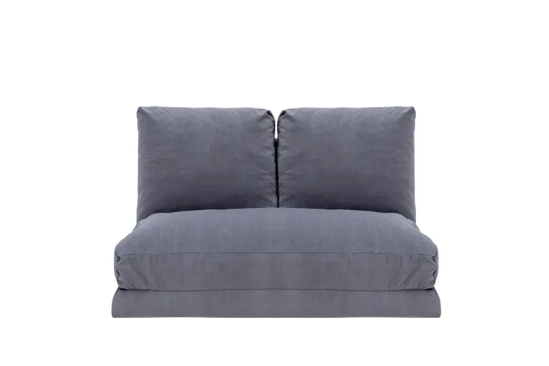 NORDVÄRK Taida  2 pers. sovesofa - grå polyester stof