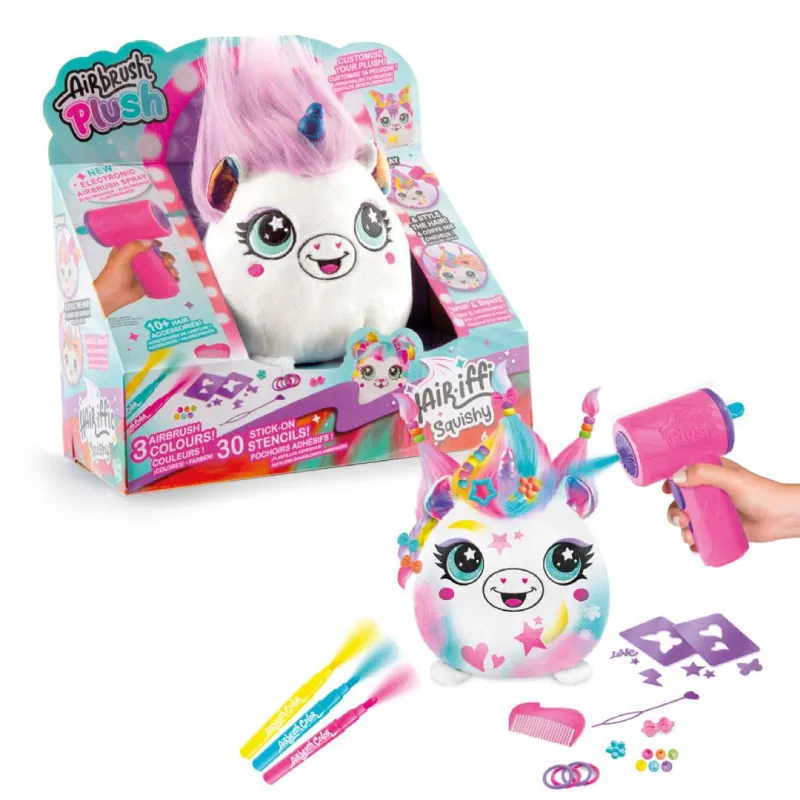 Airbrush Hairiffic Squish Pal-Princess