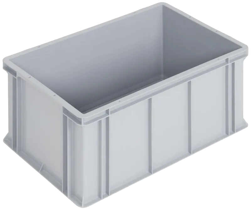 WEZ LogiLine eurokasse fb grå 600×400×278mm 55ltr