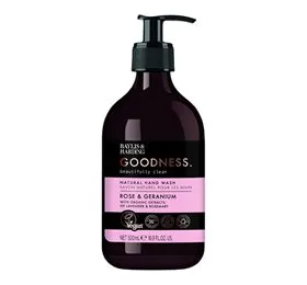 Hand Wash rose & geranium Baylis & Harding Goodness &bull; 500ml.