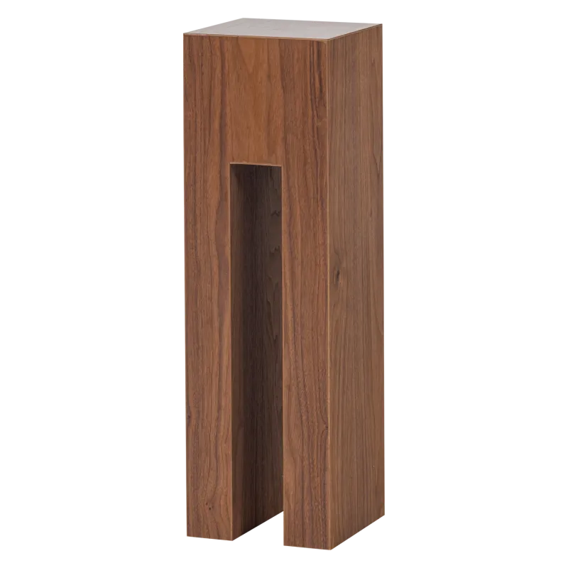 WOOOD Plantor piedestal, kvadratisk - brun MDF (H:80)