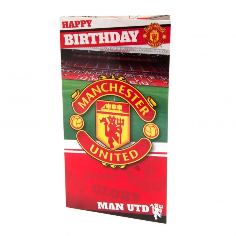 Manchester United FC Fødselsdagskort
