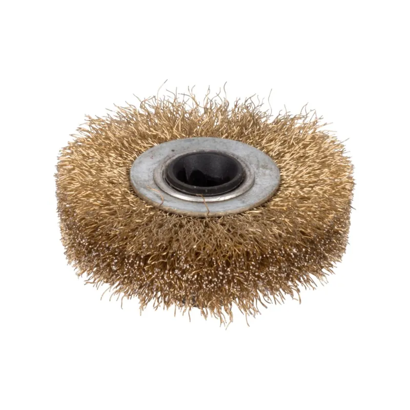 Messing børste - Ø 60 x 10 mm
