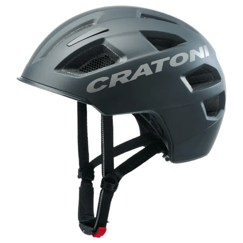 Cratoni C-Pure, cykelhjelm, mat sort