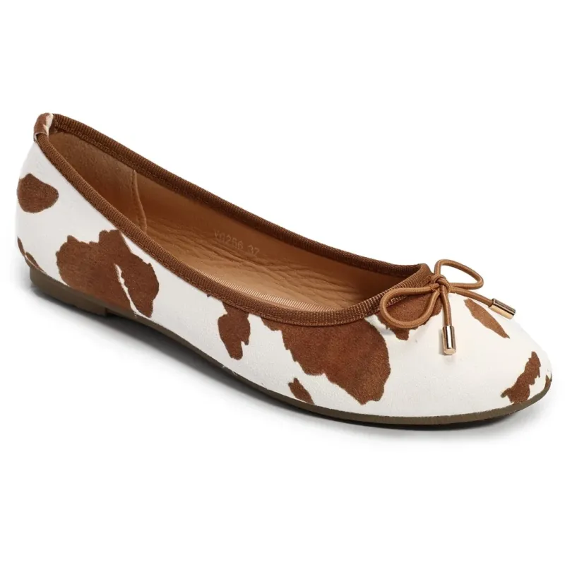 Alli dame ballerinasko VG256 - Cow