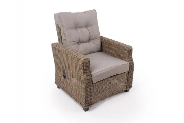 Rio Dusty Loungestol m/trinløs ryg - m/vandafv. hynder