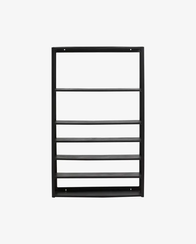 Nordal - ZAROS hylde  -  sort  -  B61 × D12 × H100 cm