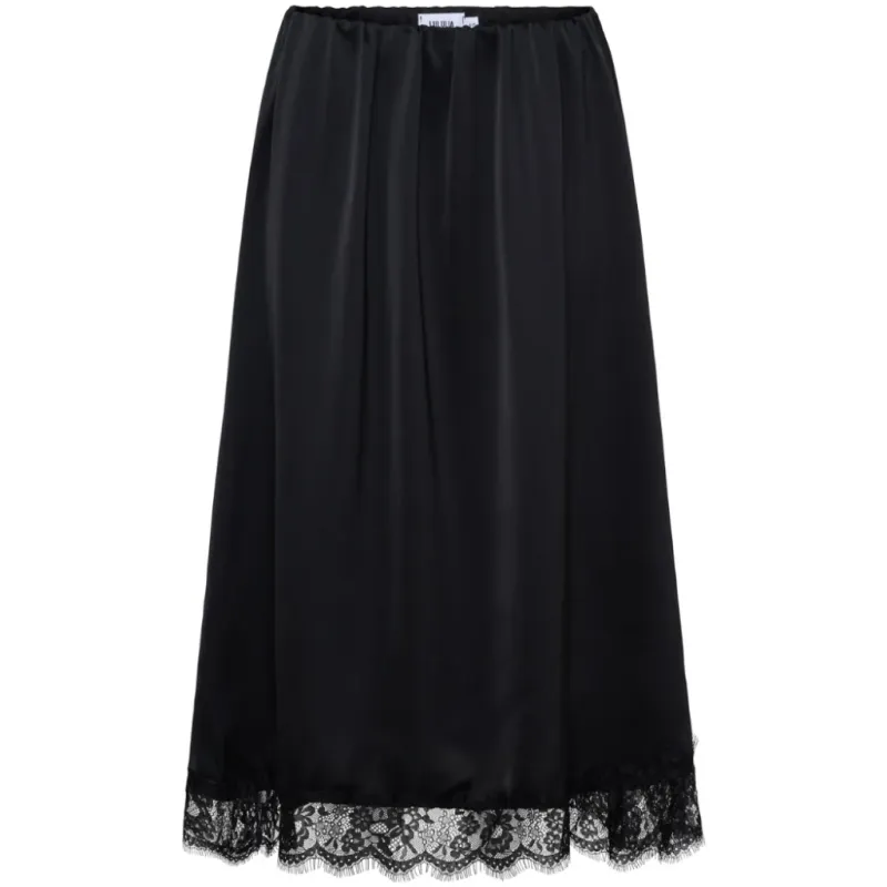 Lululia Dame Nederdel LUMilla - Black