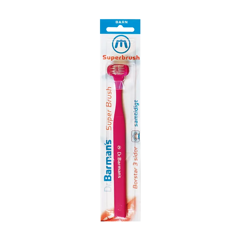 Dr. Barman's SuperBrush Børn 0-6 År Ass. (1 stk)