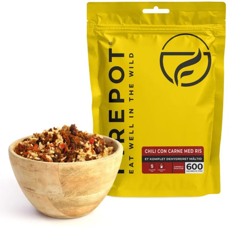 Firepot Chili con Carne med Ris, frysetørret mad, Reg
