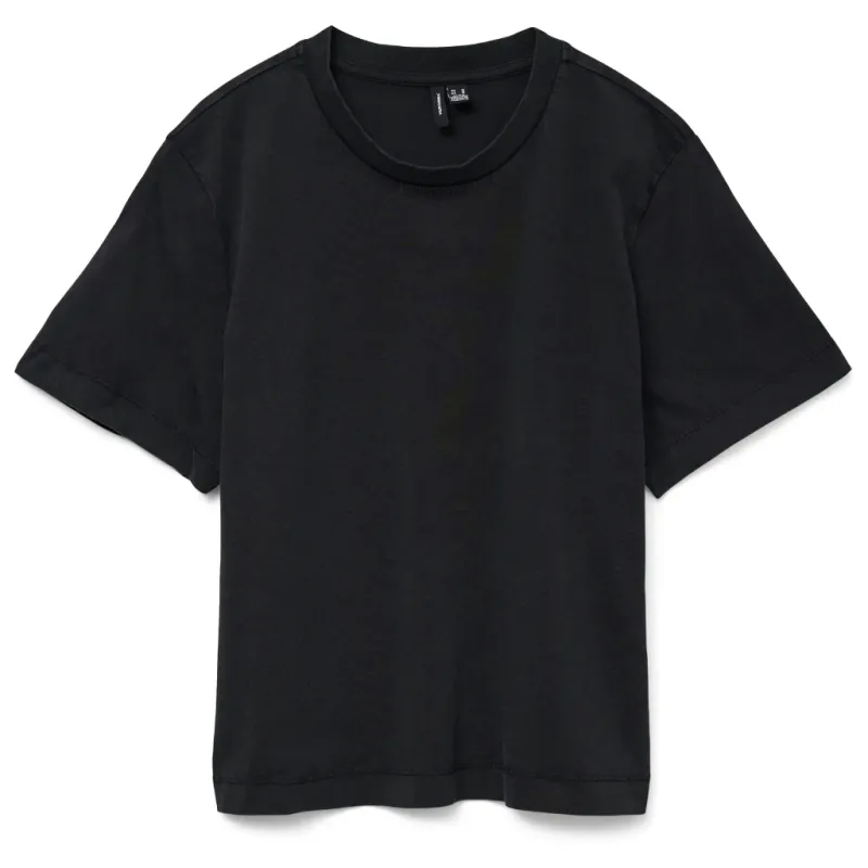 VERO MODA dame t-shirt VMSIGNE - Black Infinity