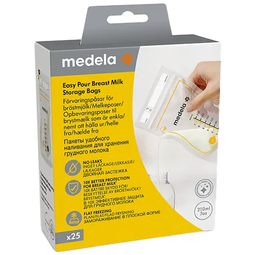 Medela Easy Pour Opbevaringsposer Til Brystmælk (25 stk)