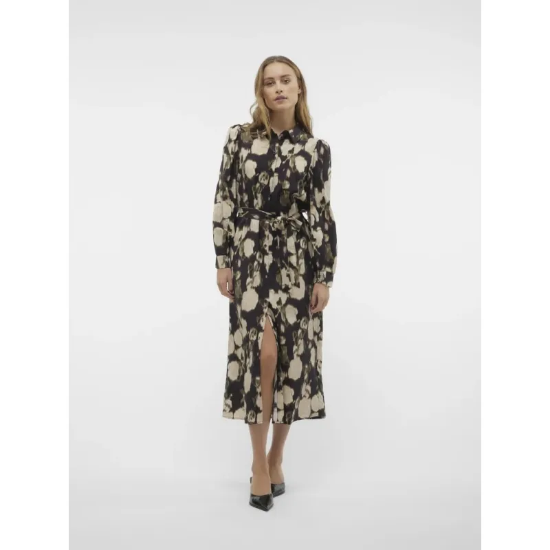 VERO MODA dame kjole VMCELINA - Black Graphic