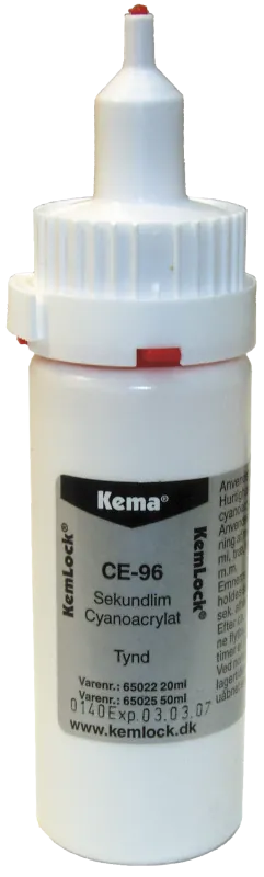 Kemlock cyanoacrylat-lim CE-96 20ml