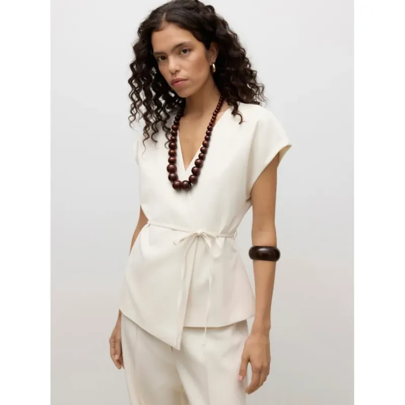 VERO MODA dame top AWVANNAH - Birch