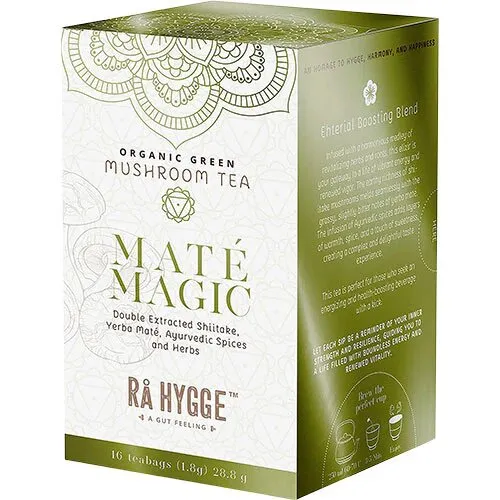 Maté Magic - Shiitake Maté Tea Økologisk - 16 breve
