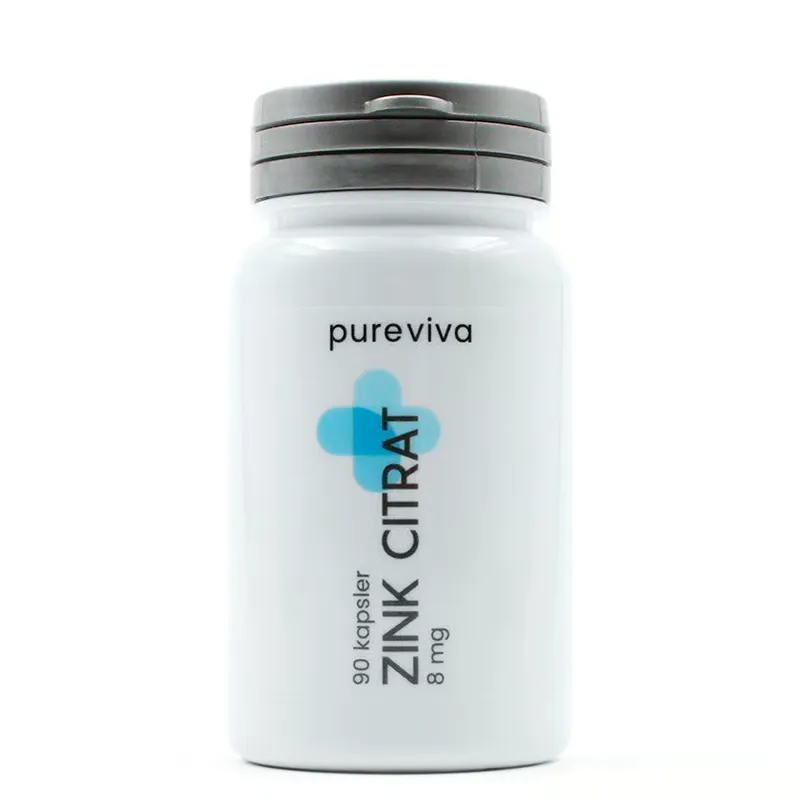 Pureviva Zink Citrat (8 mg) (90 kaps)