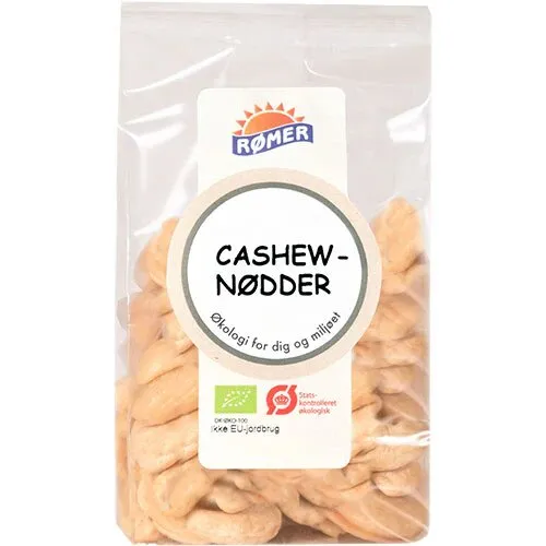 Cashewnødder Øko. - 100 gram