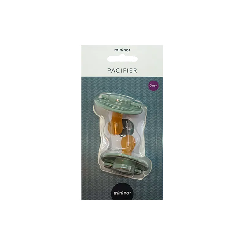 Mininor Latexsut 0+ Mdr Grøn (2 stk)