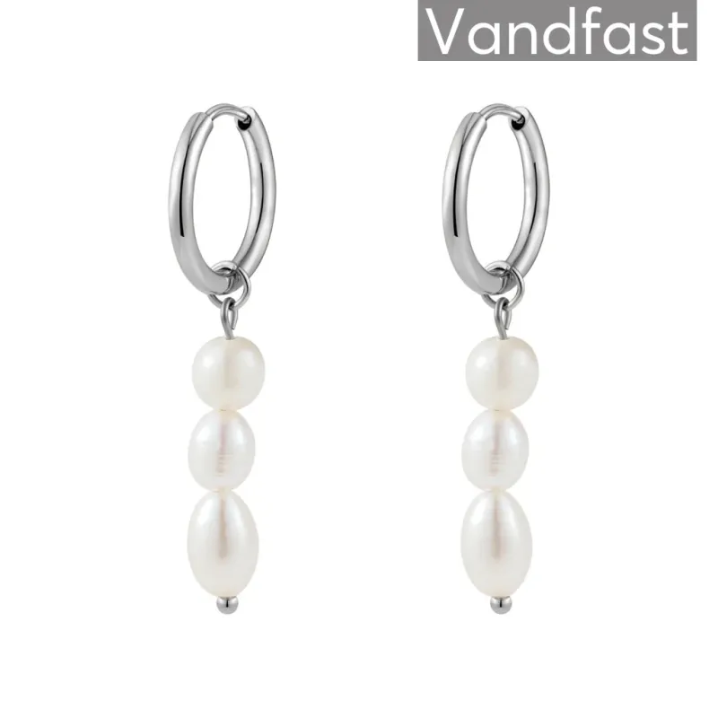 ANNEBRAUNER Pearl Triple Creole Øreringe
